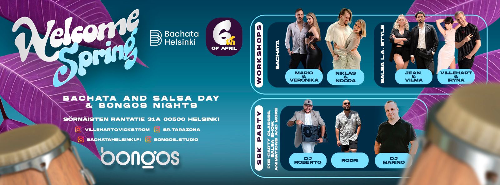 Bachata & Salsa Day and Bongos Nights