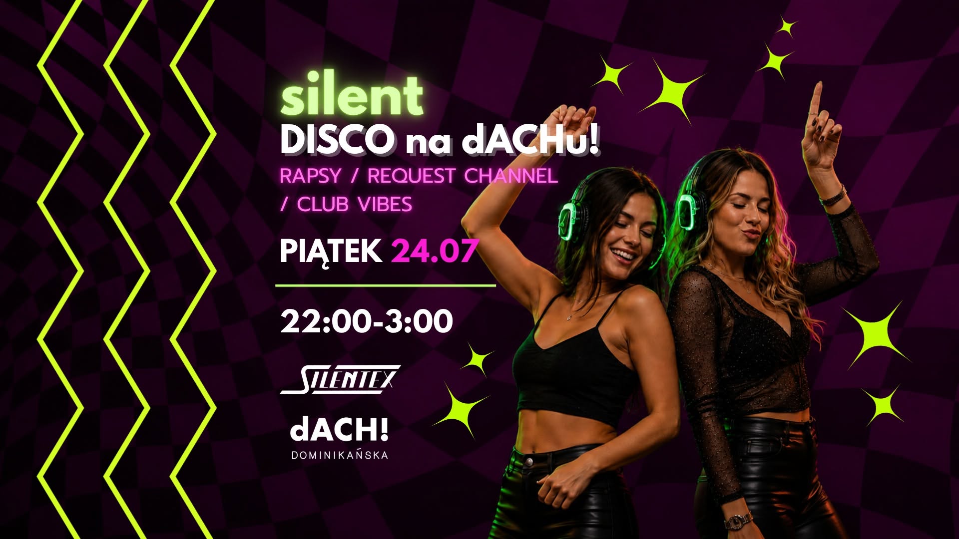 24 07 🪩SILENT DISCO na dACHu!🪩