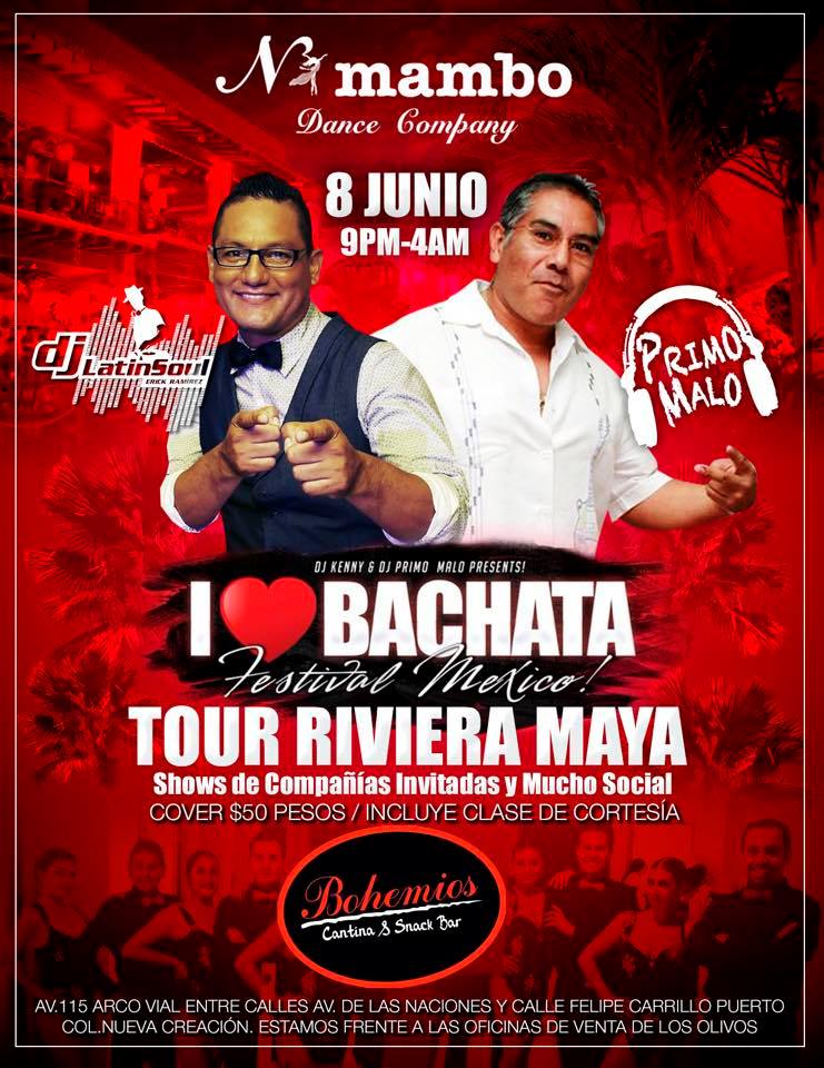 Tour Riviera Maya rumbo a I Love Bachata Festival México