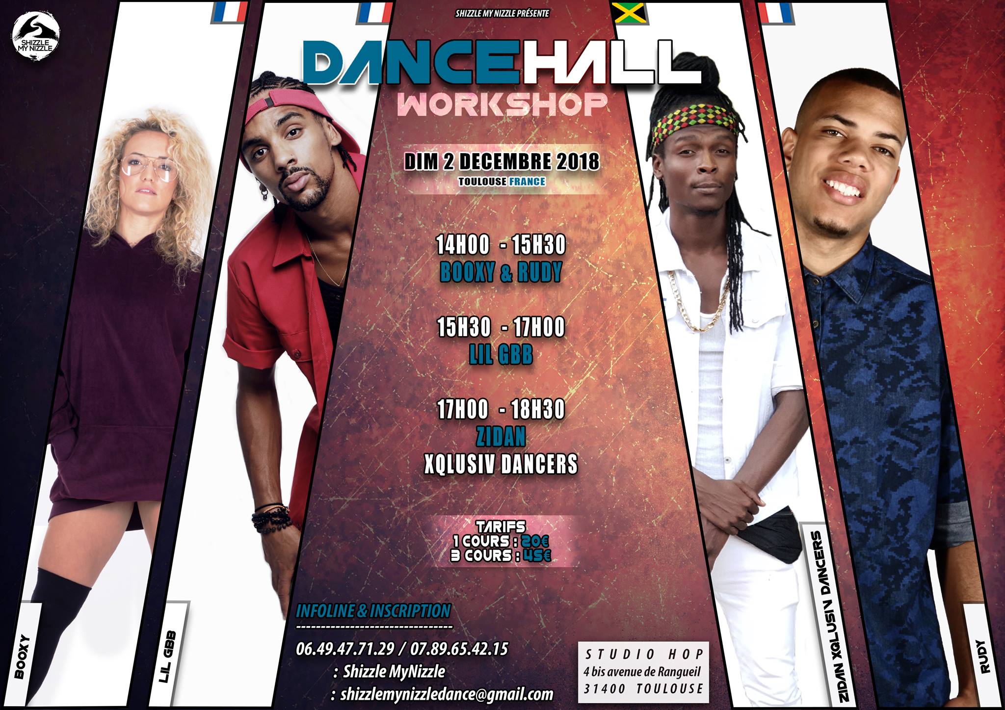 Dancehall Workshop ZIDAN - Lil Gbb - Booxy & Rudy ** 2 12 *****