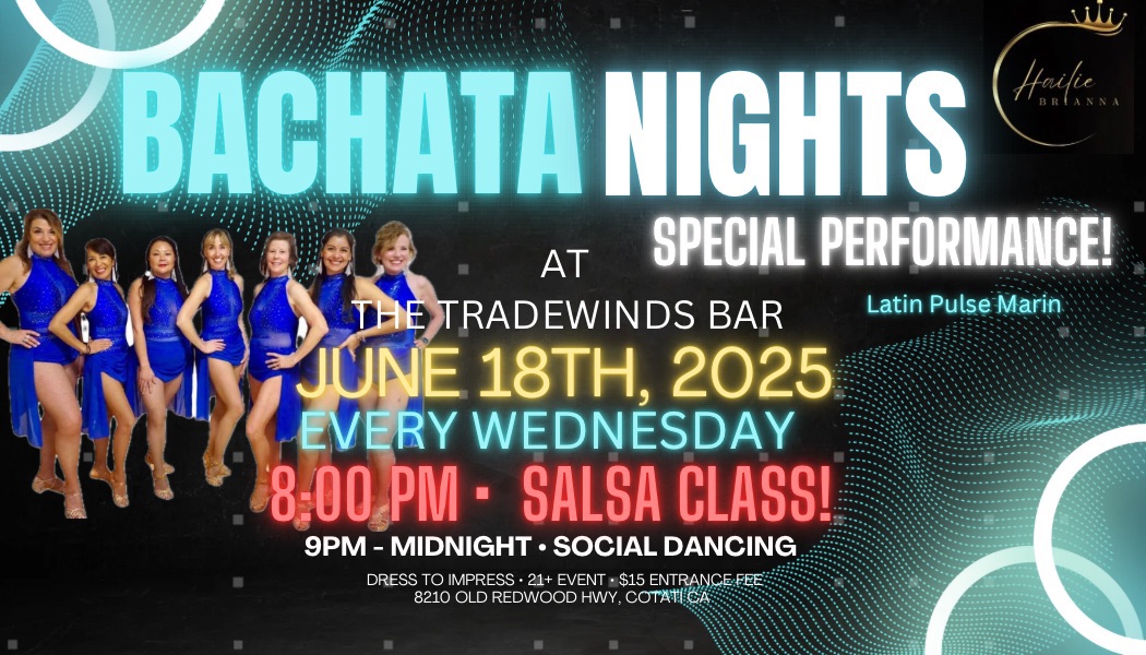 BACHATA NIGHT @ TRADEWINDS BAR!
