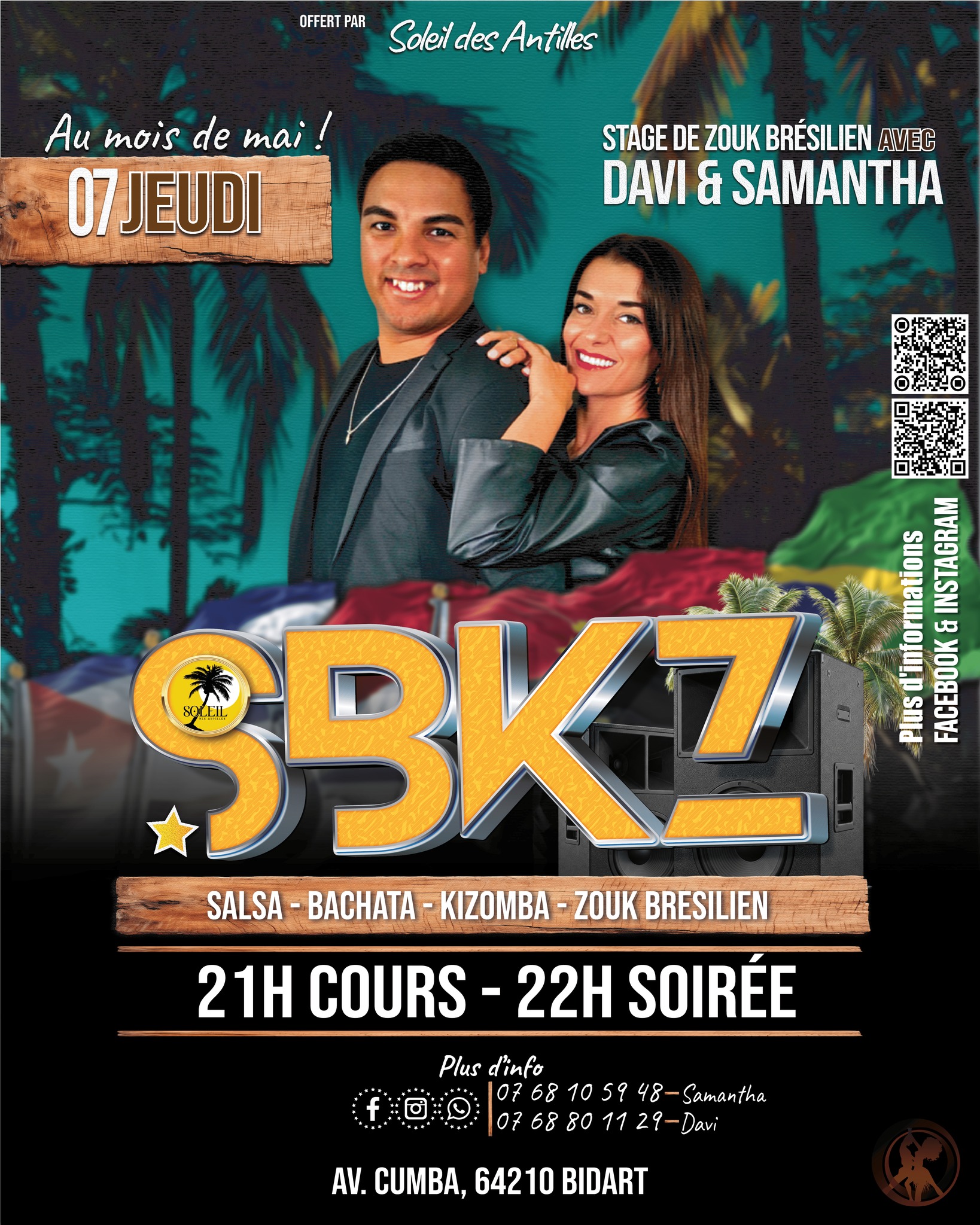 Soirée SBKZ Veille de Férié JEUDI 7 MAI