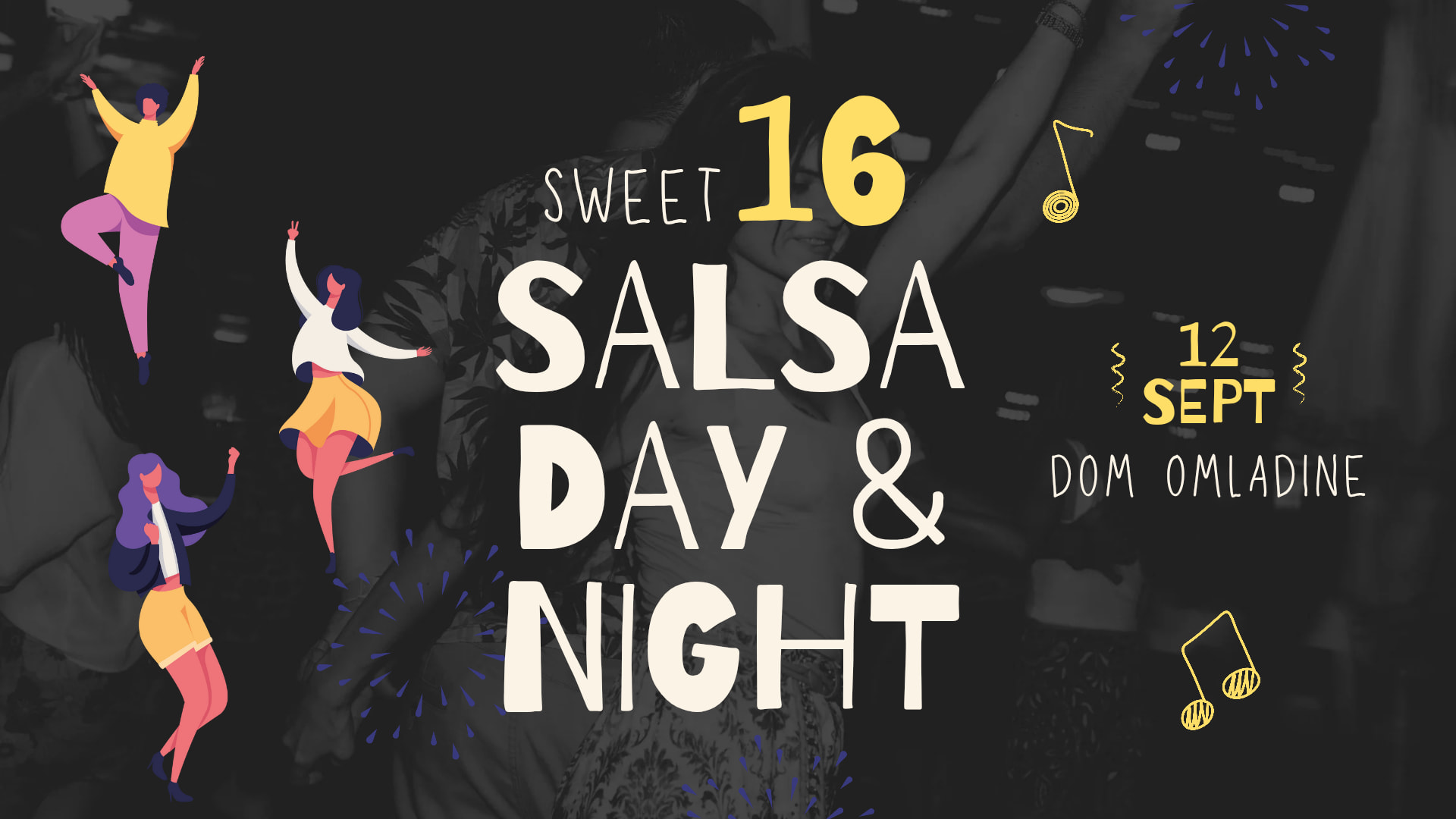 Sweet 16 salsa day & night ROĐENDAN KINEPRAKTIKE