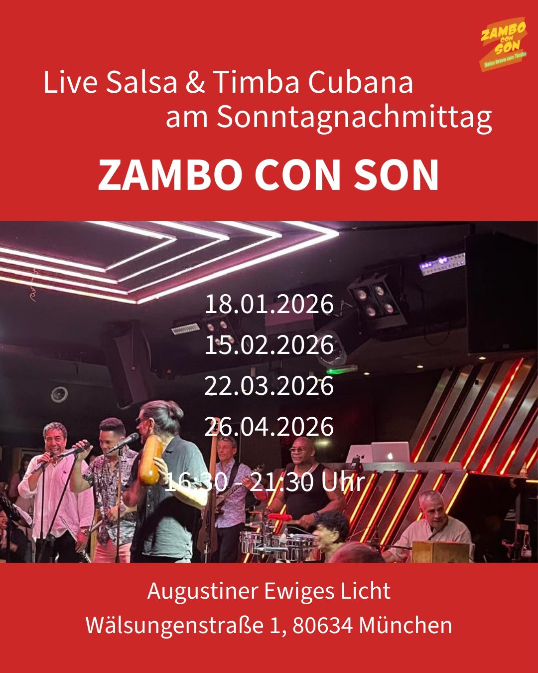 Salsa & Timba am Sonntagnachmittag