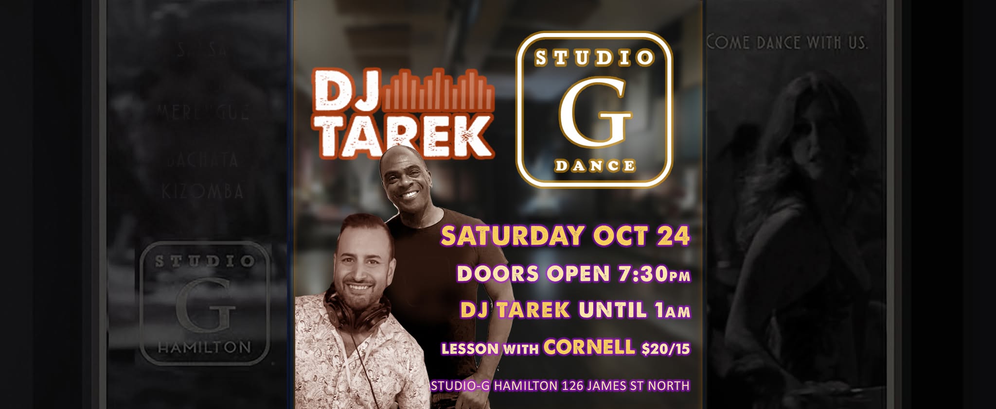 SATURDAY SOCIAL feat. DJ TAREK at Studio-G Hamilton