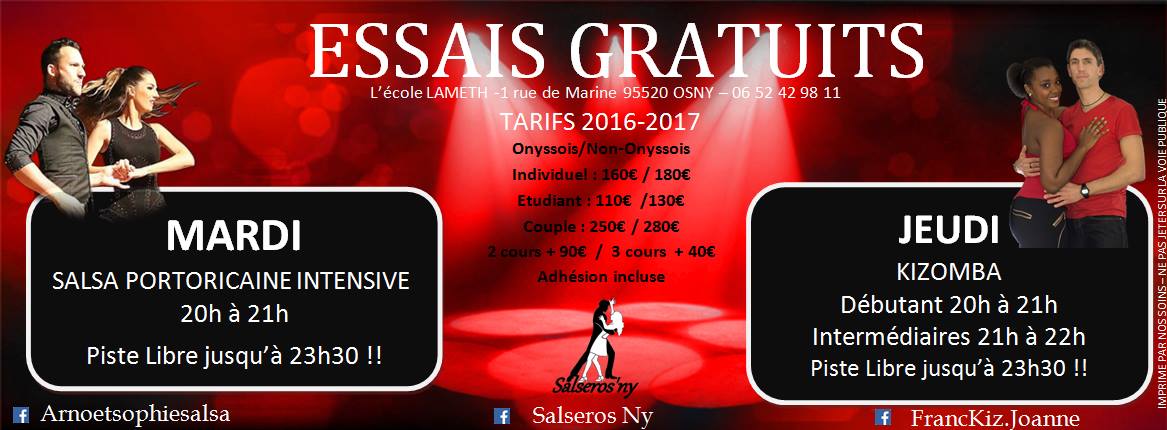 Rentree Salseros'ny 2016-2017