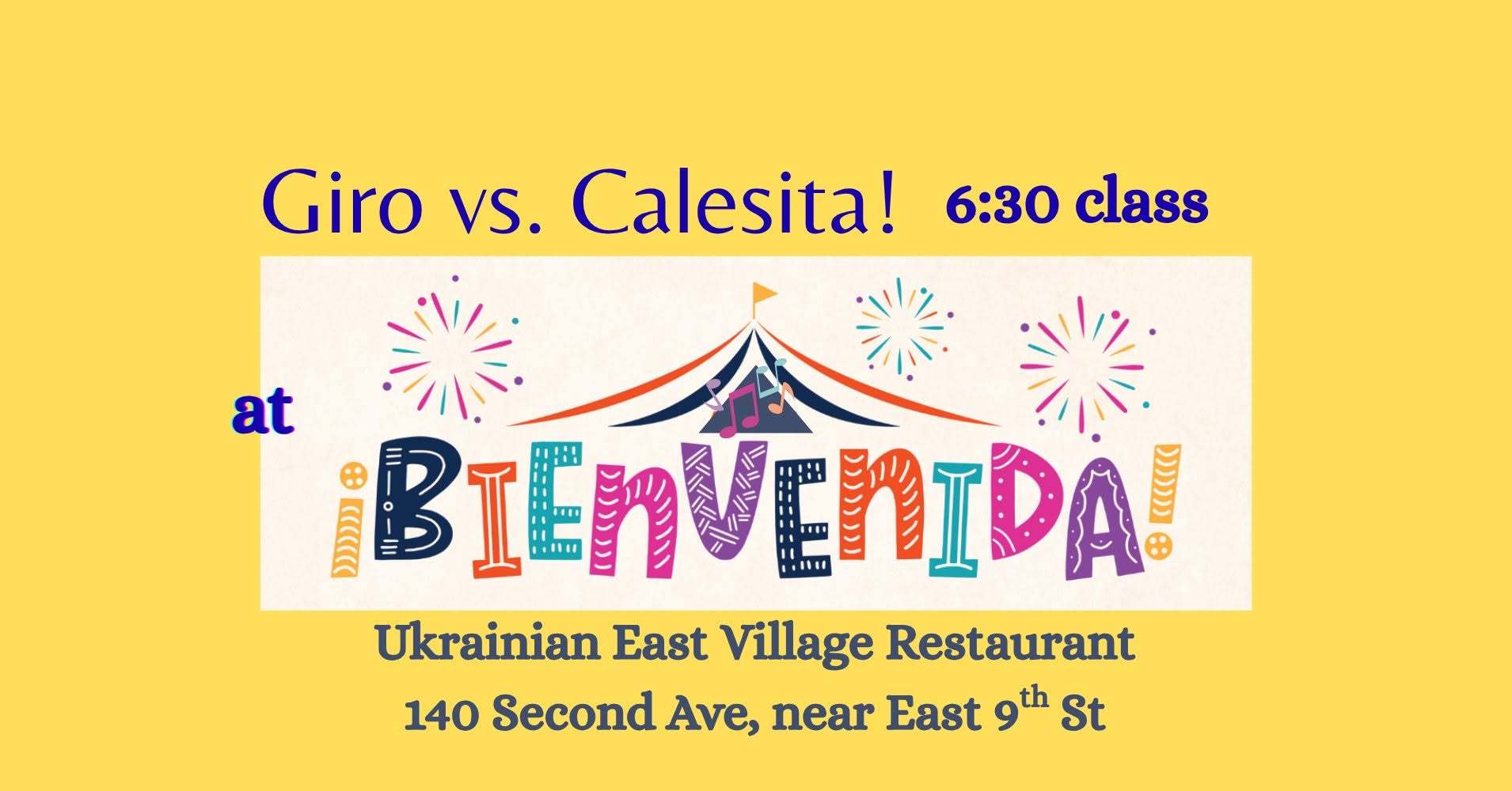 Giro Vs. Calesita ~ at Bienvenida Milonga