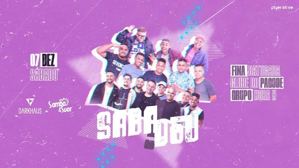 É Hoje Grupo Fina º Clube do Pagode º Hora H ELAS free até 00h