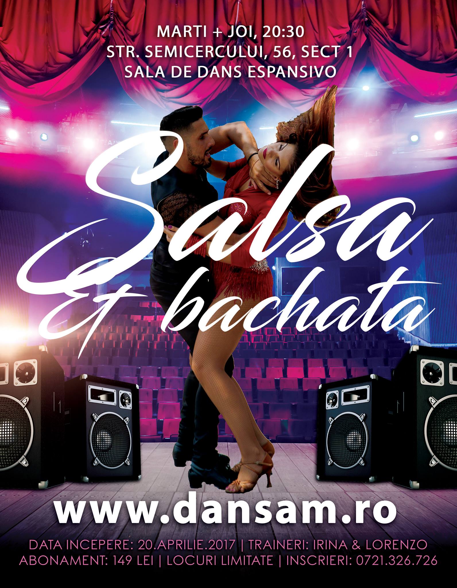 Învață Salsa & Bachata cu Lorenzo y Irina - 100% distractie