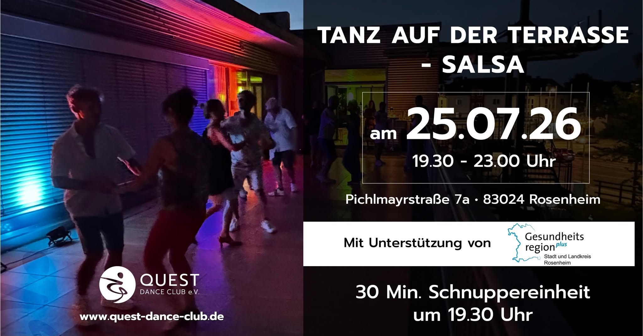 Tanz auf der Terrasse Salsa