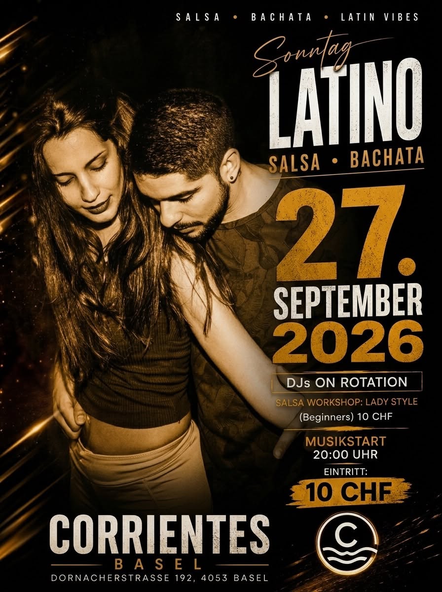 Sonntag Latino Salsa & Bachata Night in Basel