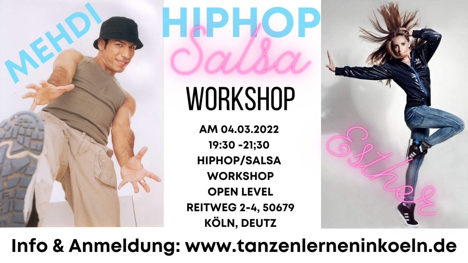 HipHop Salsa Workshop mit Mehdi und Esther