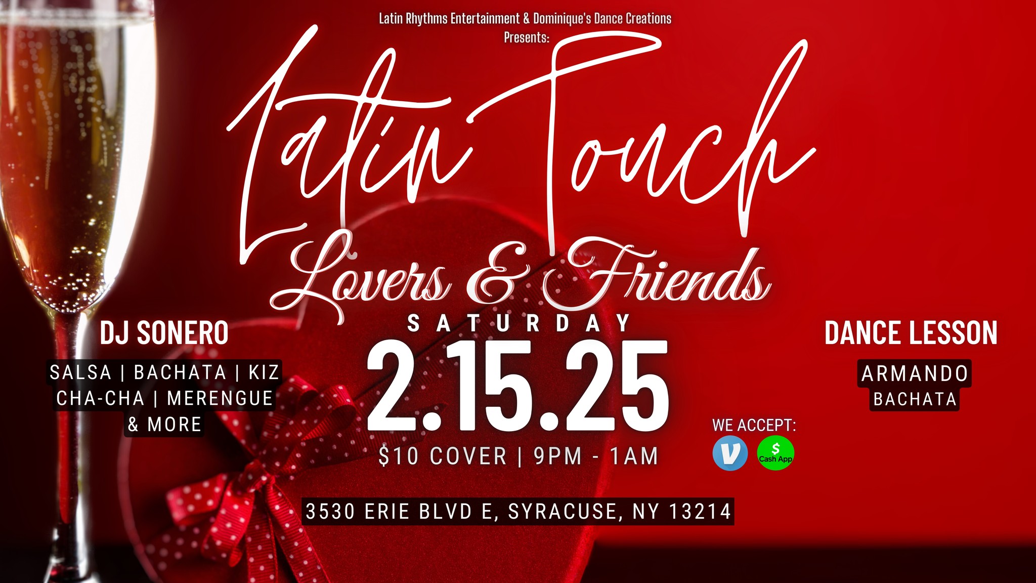 Latin Touch Saturday, February 15 Dominique's Dance Creations