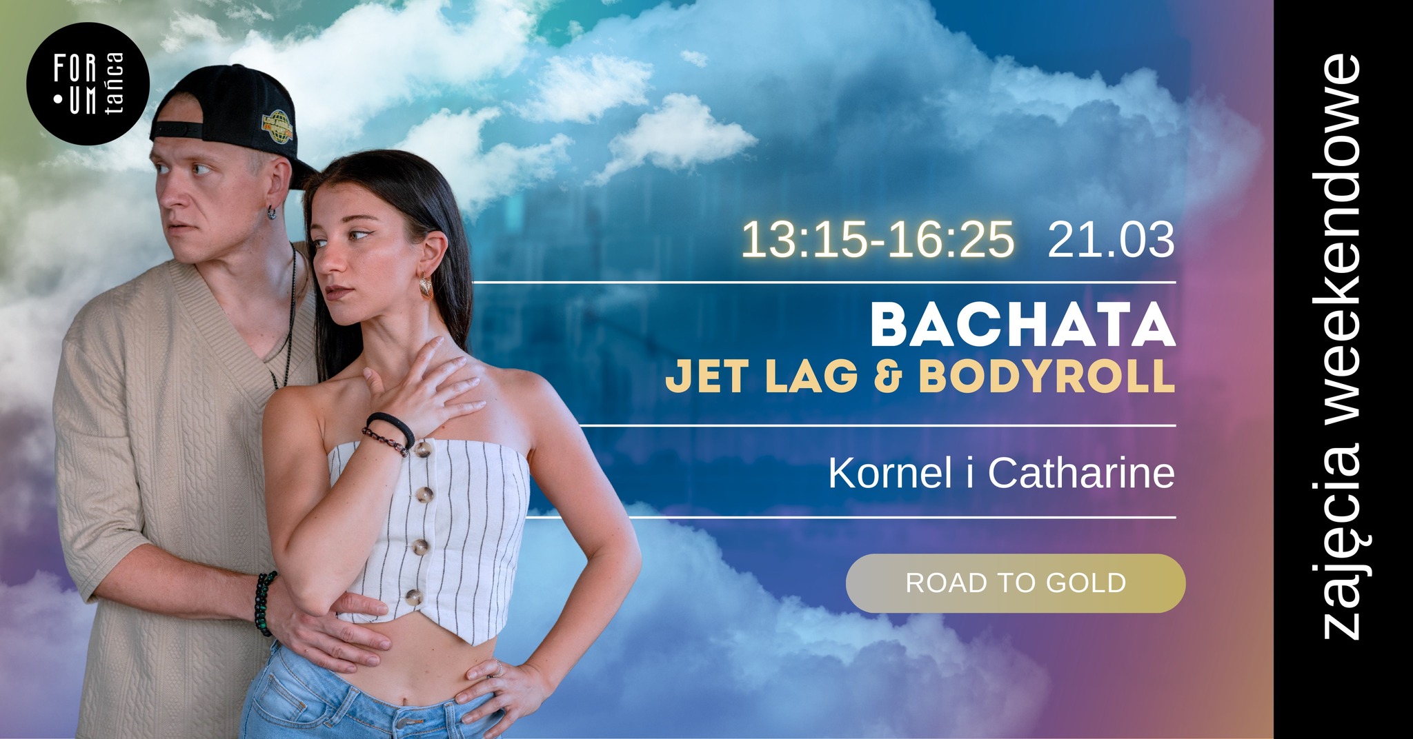 Zajęcia Weekendowe w Forum Tańca! - BACHATA - JET LAG & BODYROLL