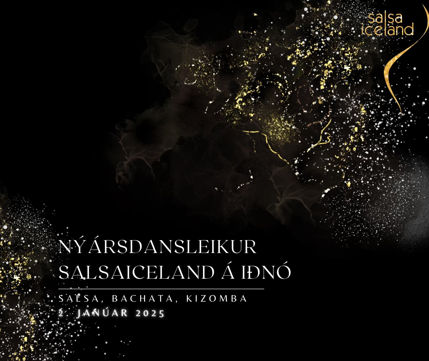 Nýársdansleikur SalsaIceland - salsa og bachata fimmtudaginn 2. janúar á Iðnó
