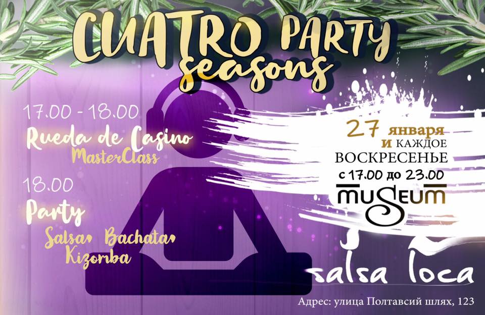 Cuatro seasons party