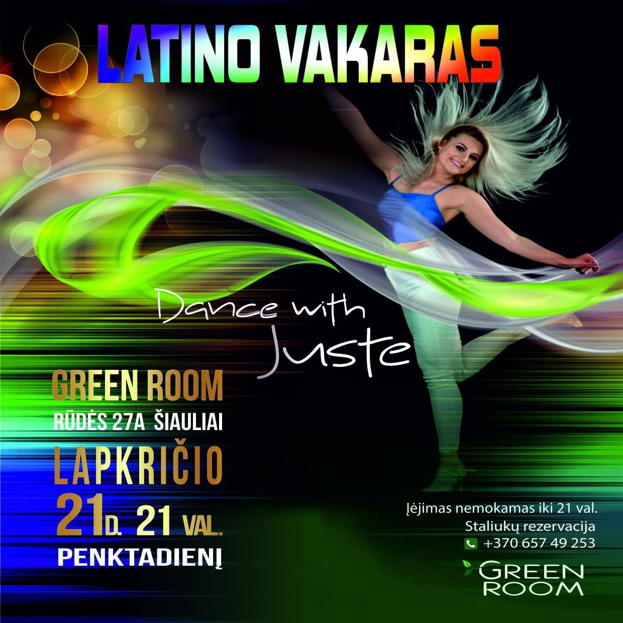 LATINO VAKARAS GREEN ROOM🤩