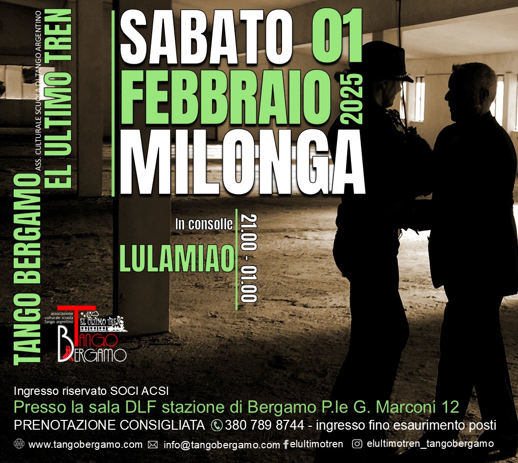 La Milonga del Tren! musicaliza LULAMIAO!