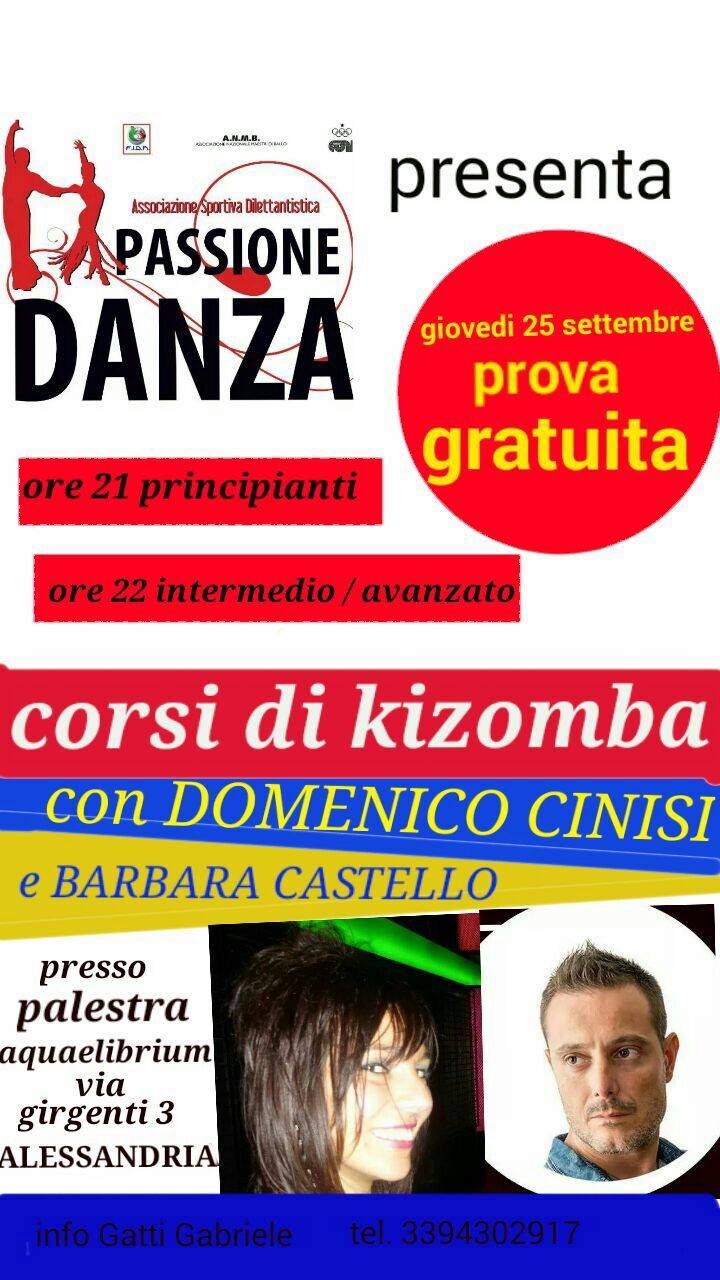 NUOVI CORSI DI KIZOMBA