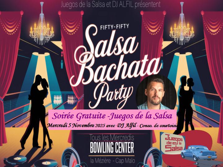 Juegos : Soirée Fifty-Fifty Salsa & Bachata au Bowling Center Cap Malo