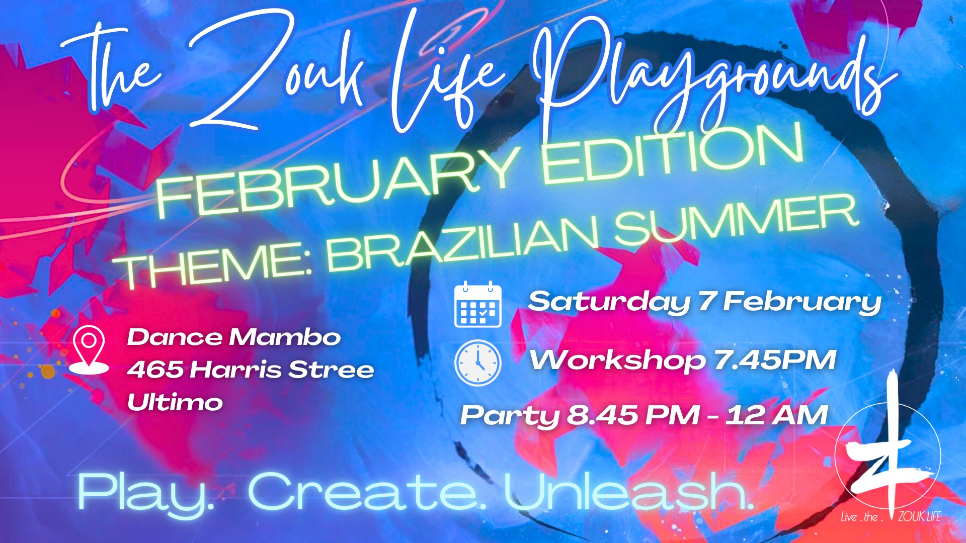 Zouk Life Playgrounds February: Brazilian Summer