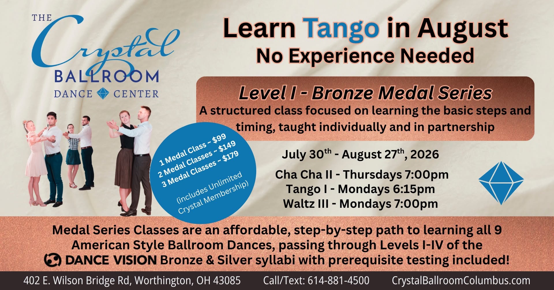 Dance Vision Medal: Tango I