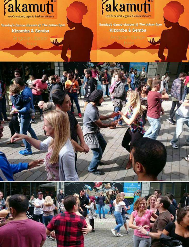 Dance On The Street Of Bristol For Charity Kiz Salsa Bachata Semba Reggaeto