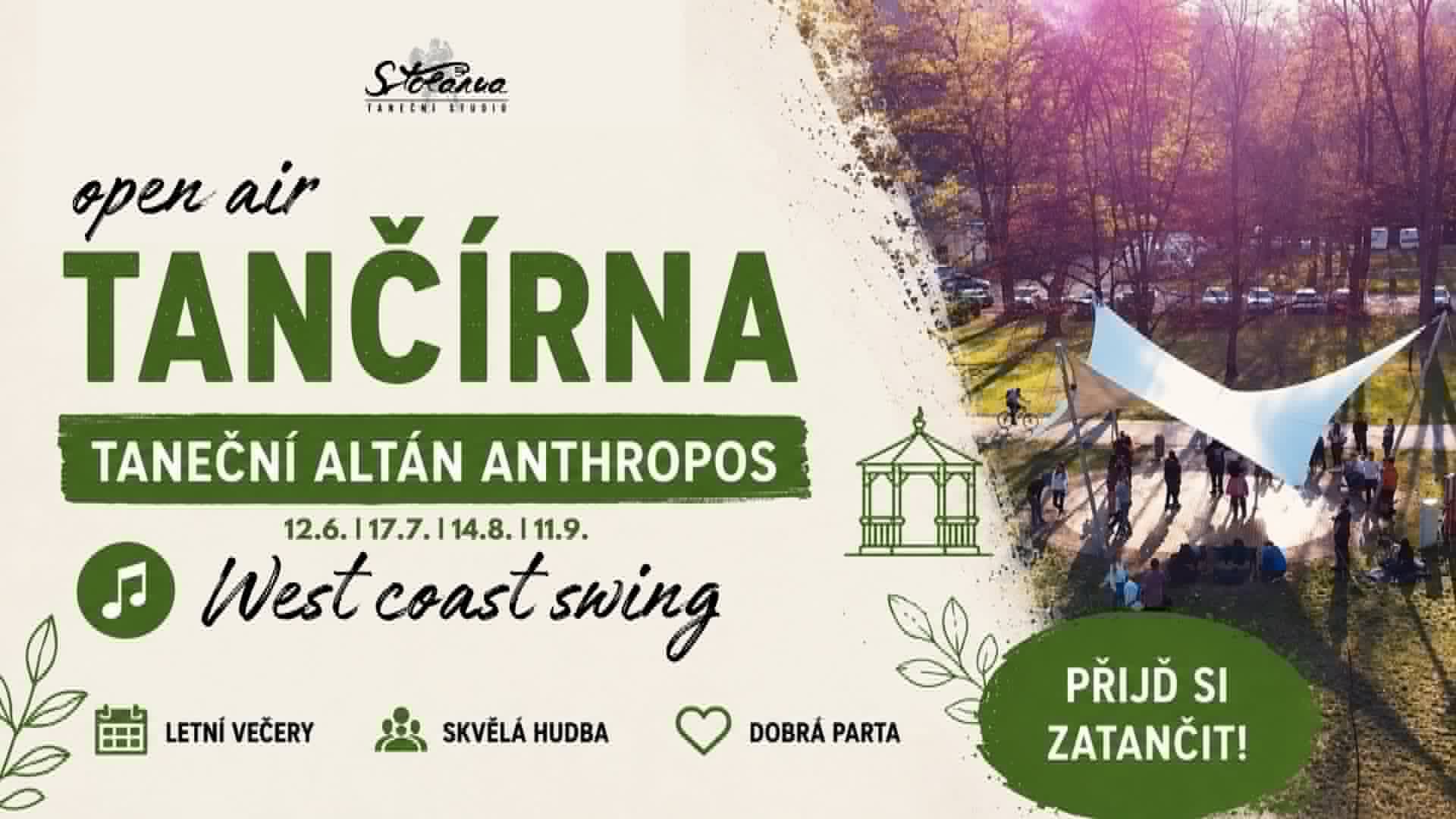 Letní open-air WCS tančírny na Anthroposu