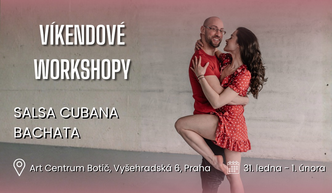 🔥❤️ Salsa, Bachata workshop 17-18.ledna 💃🕺