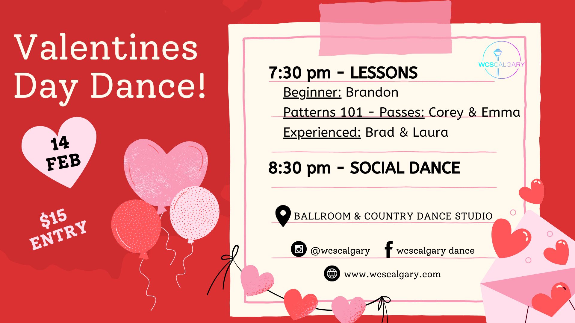 Valentines Day WCS Dance!!