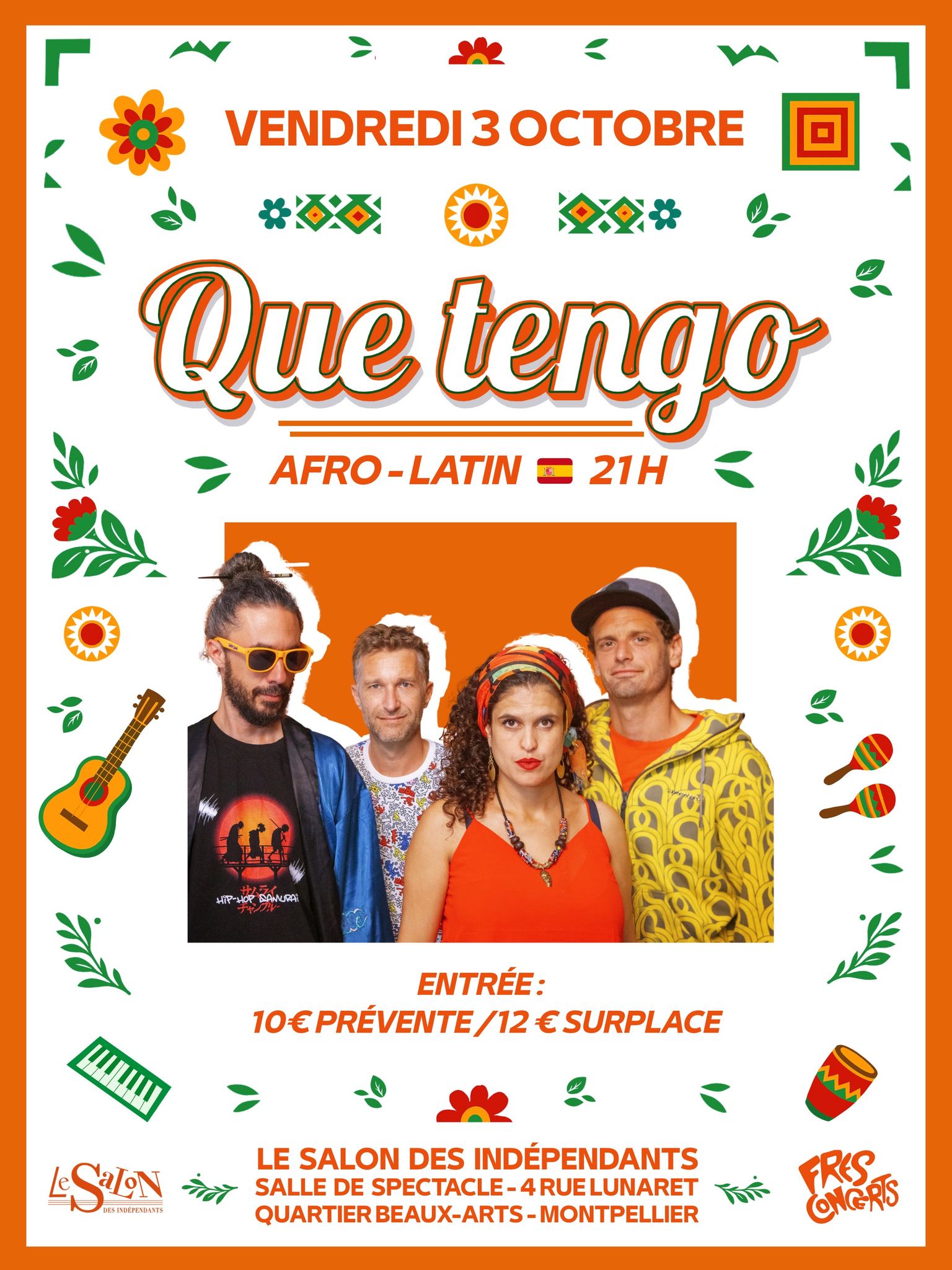 QUE TENGO - LIVE (AFRO-LATIN) LATINOCHE FESTIVAL