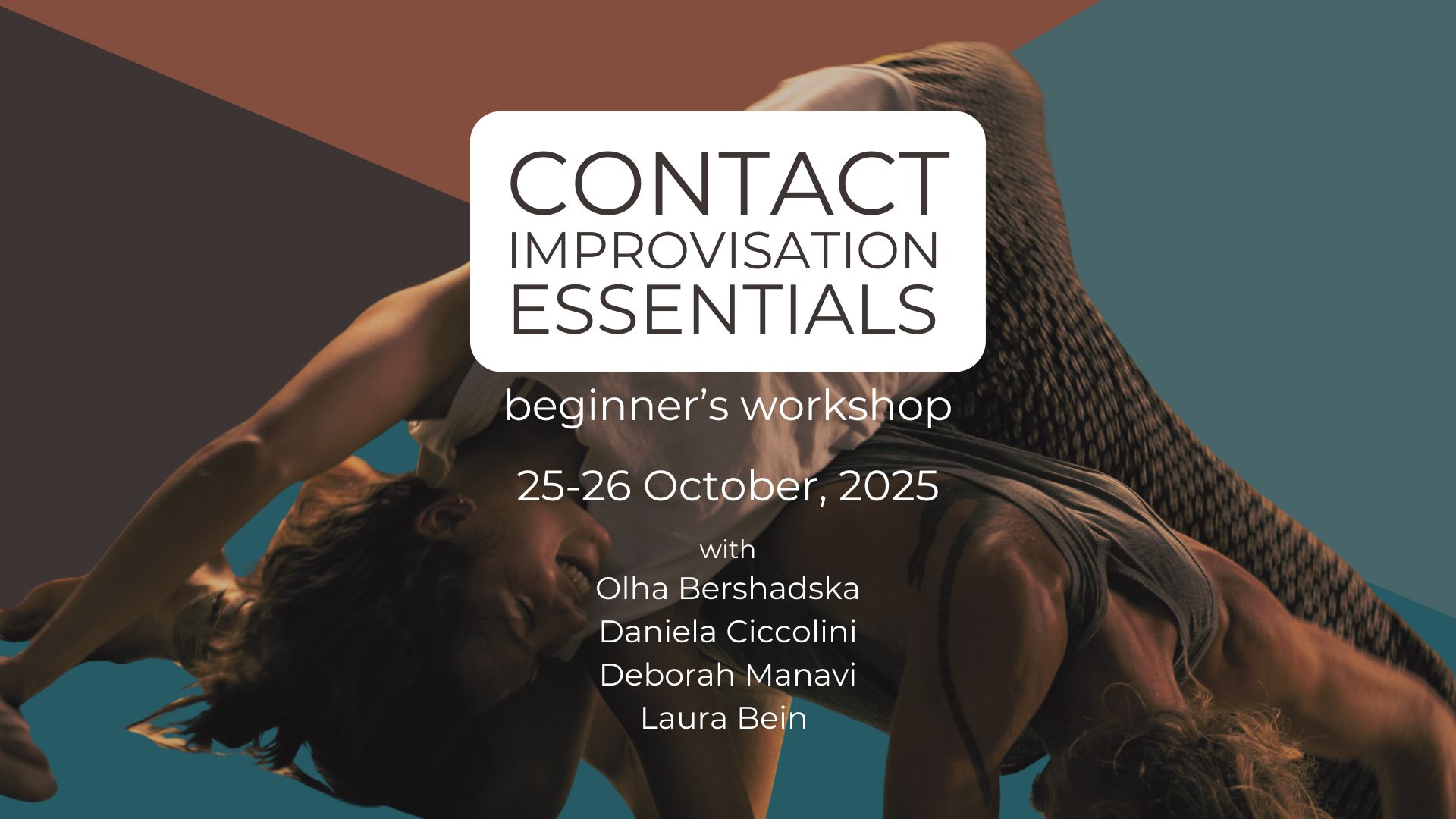 CI Essentials: Beginner’s Workshop, an introduction to Contact Improvisation (CI)