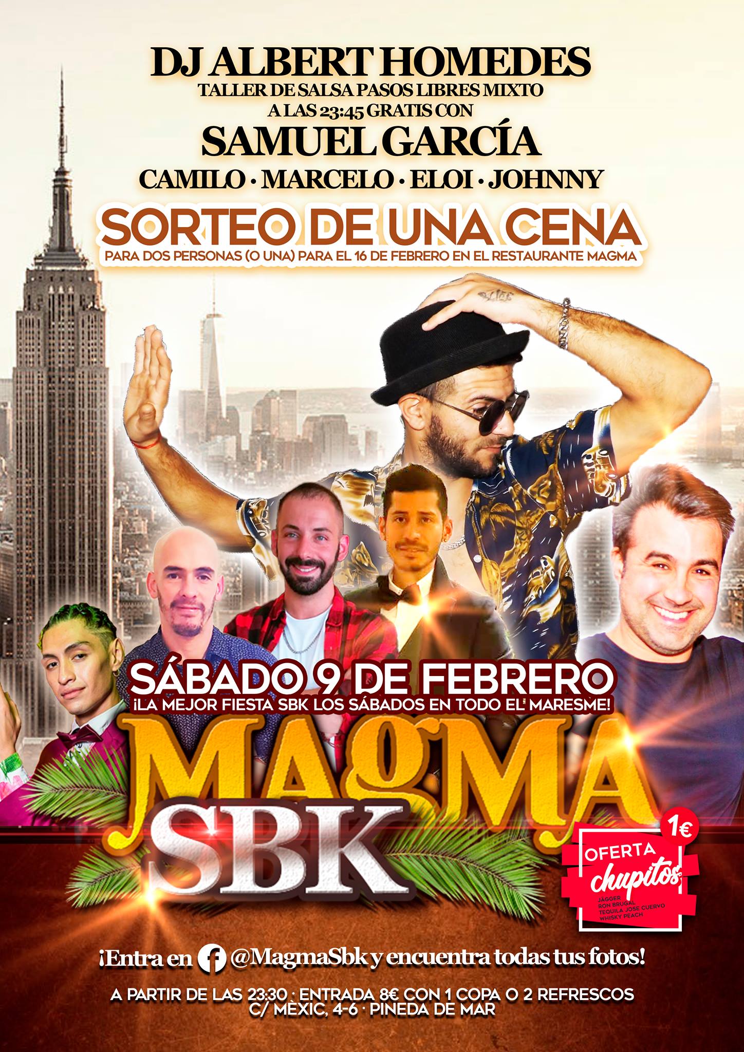 ¡Magma SBK Sábado 9 Feb.Taller Pasos Libres Gratis Samuel G.!