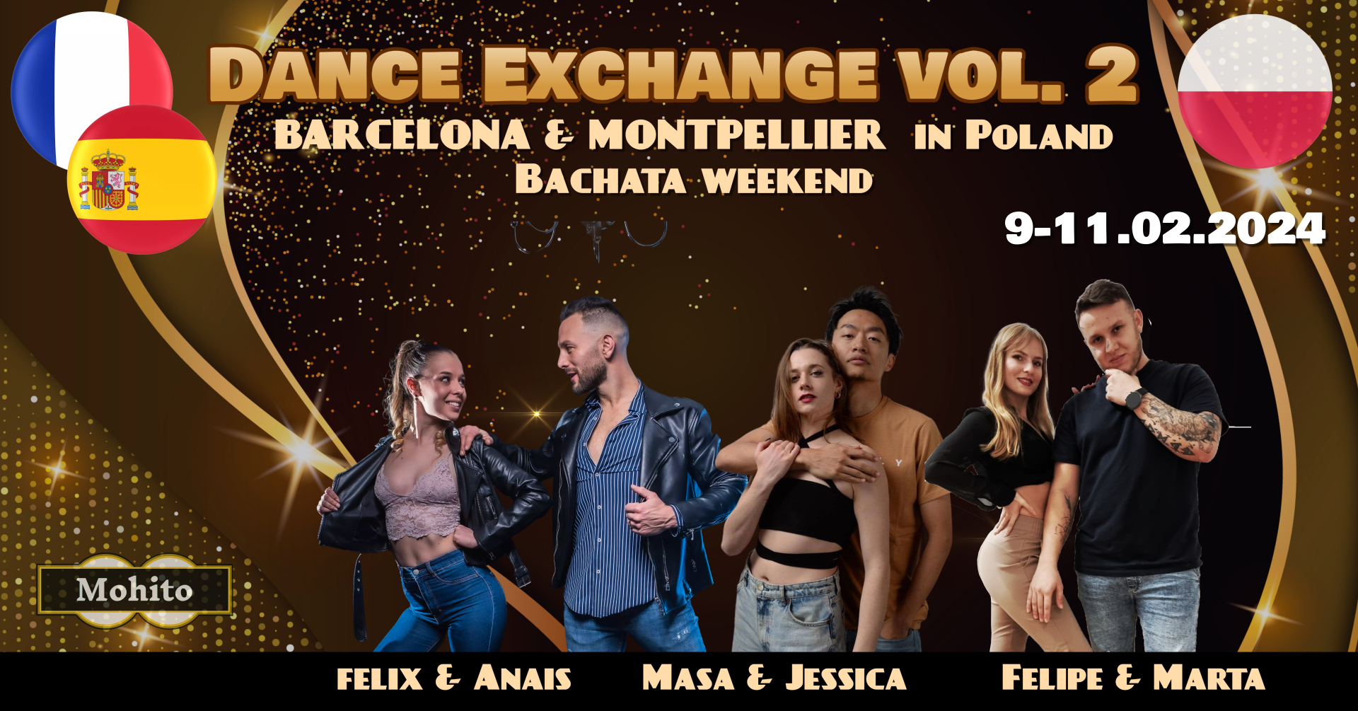 DanceExchange vol 2!: "Barcelona & Montpellier in Poland" Bachata Weekend!