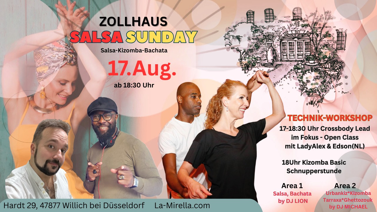 🔥 Salsa Sunday Indoor & Outdoor mit Kizomba Area! 🔥