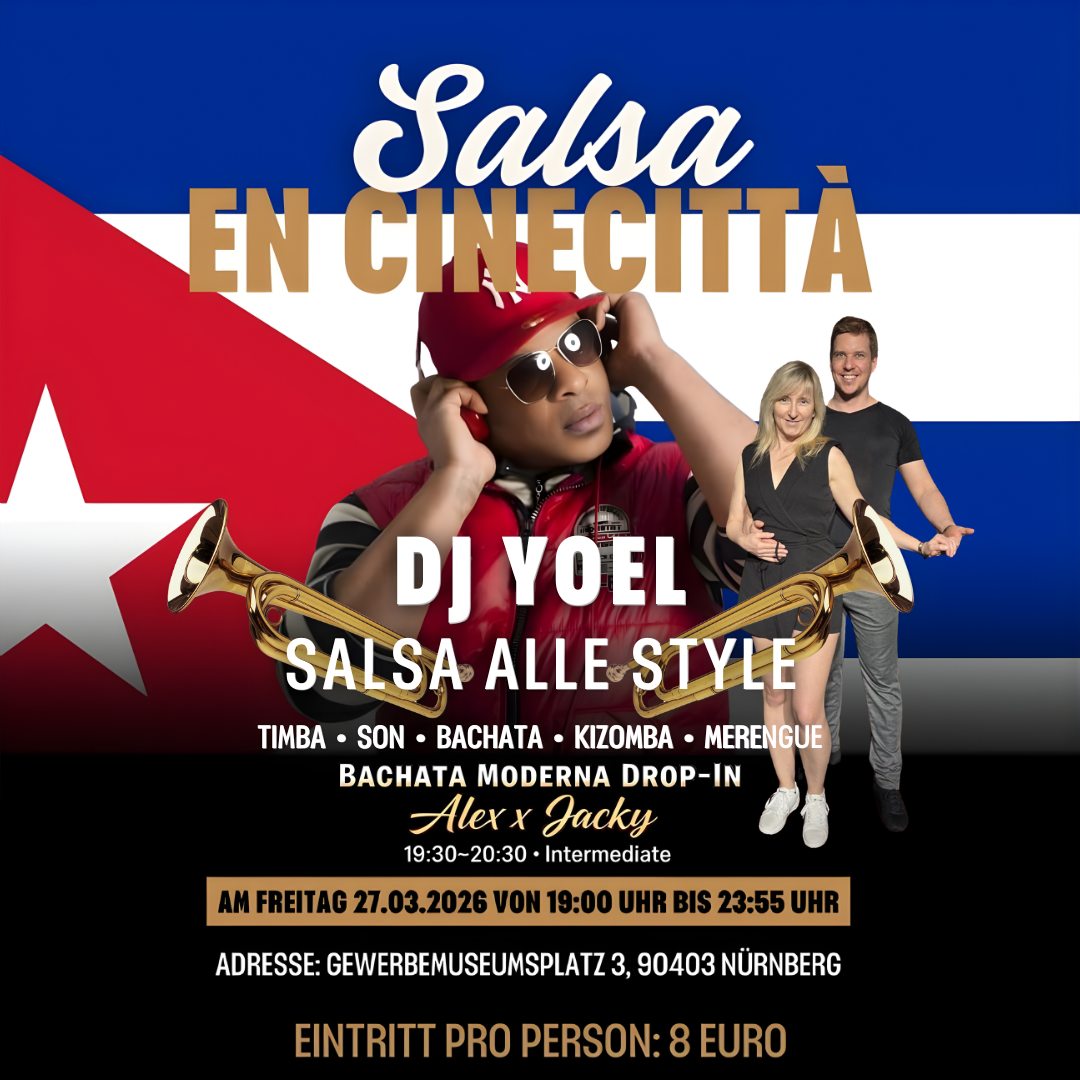 FREITAG SPEZIAL-SALSA EN CINECITA
