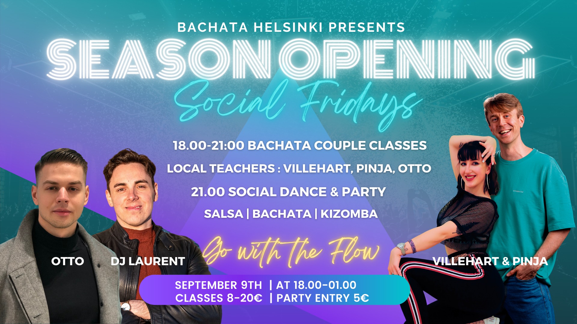 Bachata Helsinki Season Opening for Social Fridays