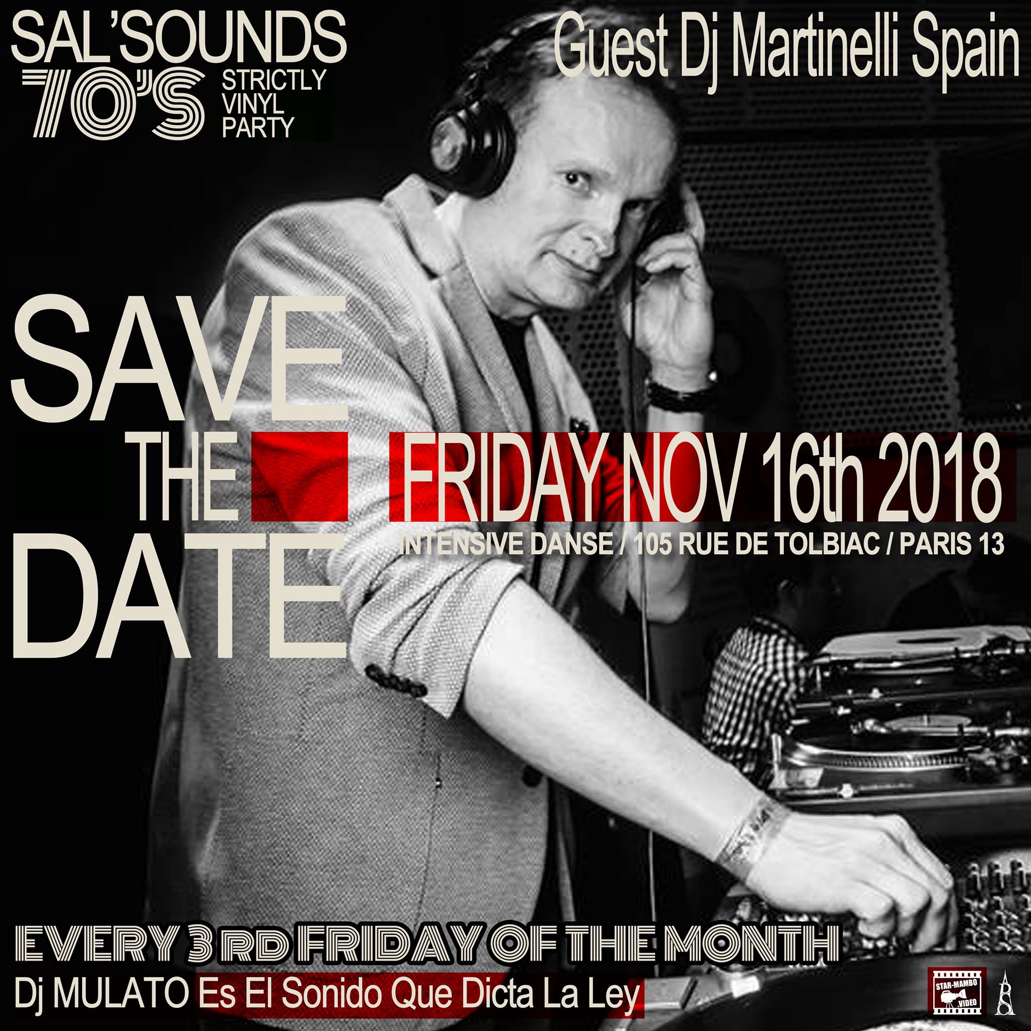Sal'Sounds 70'S vendredi 16 novembre