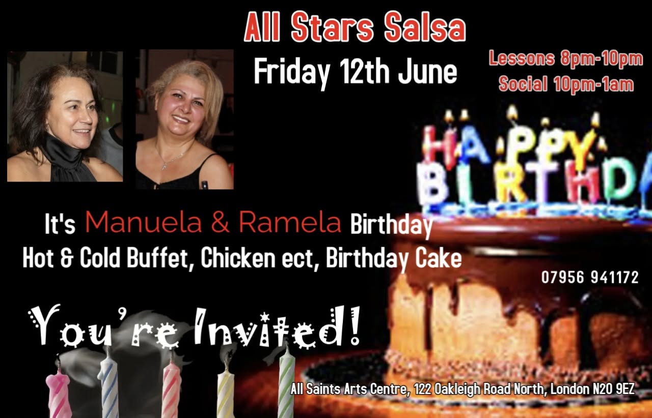 All Stars Salsa Friday 12th June