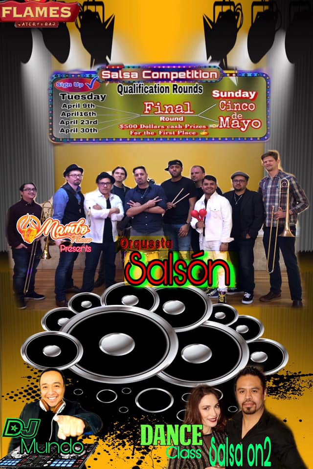 Mambo Flames Cinco de Mayo Mega Party Celebration