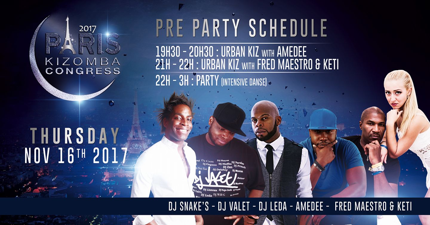 Thursday Pre-Party Paris Kizomba Congress