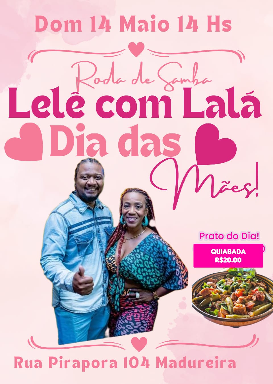 Roda de Samba Lelê com Lalá!