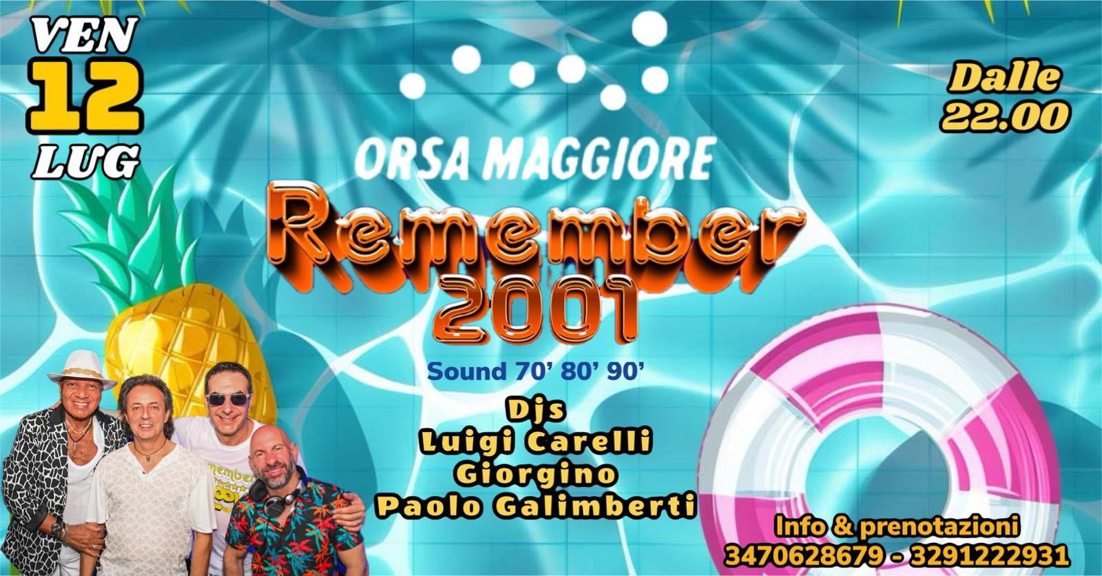 Remember 2001 - Venerdì OrsaMaggiore