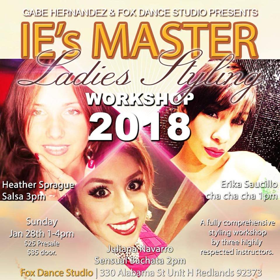 IE Master Ladies Styling Workshop Jan 28th!