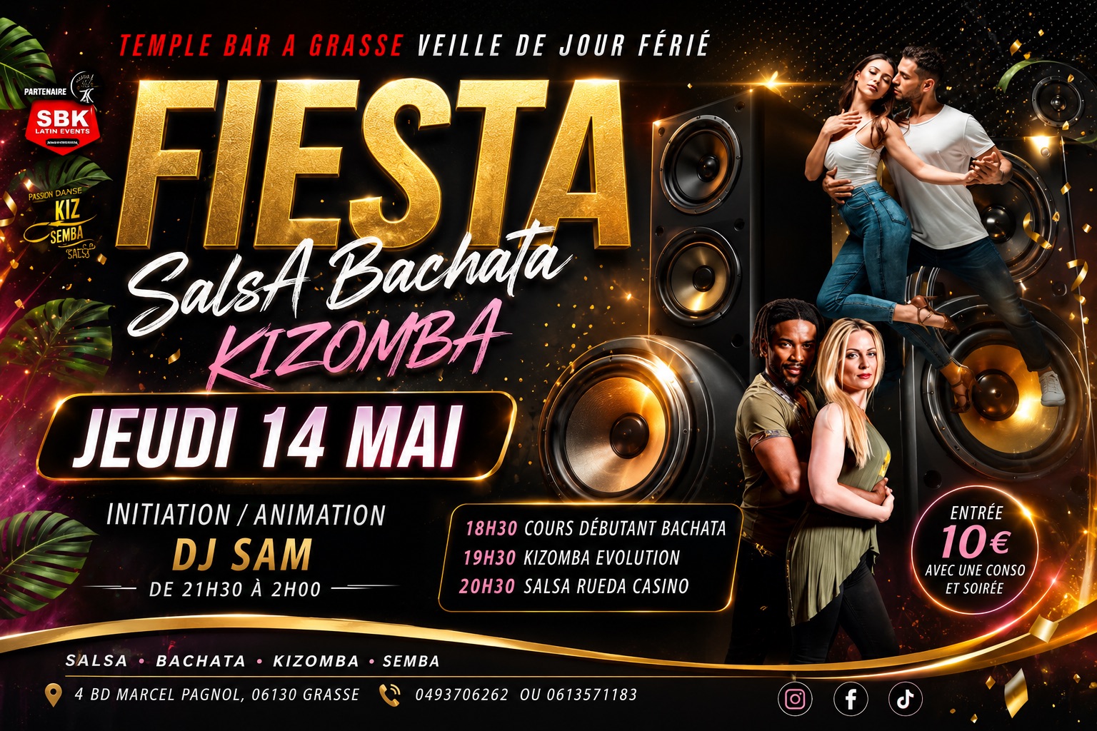 Fiesta SBK Au Temple À Grasse