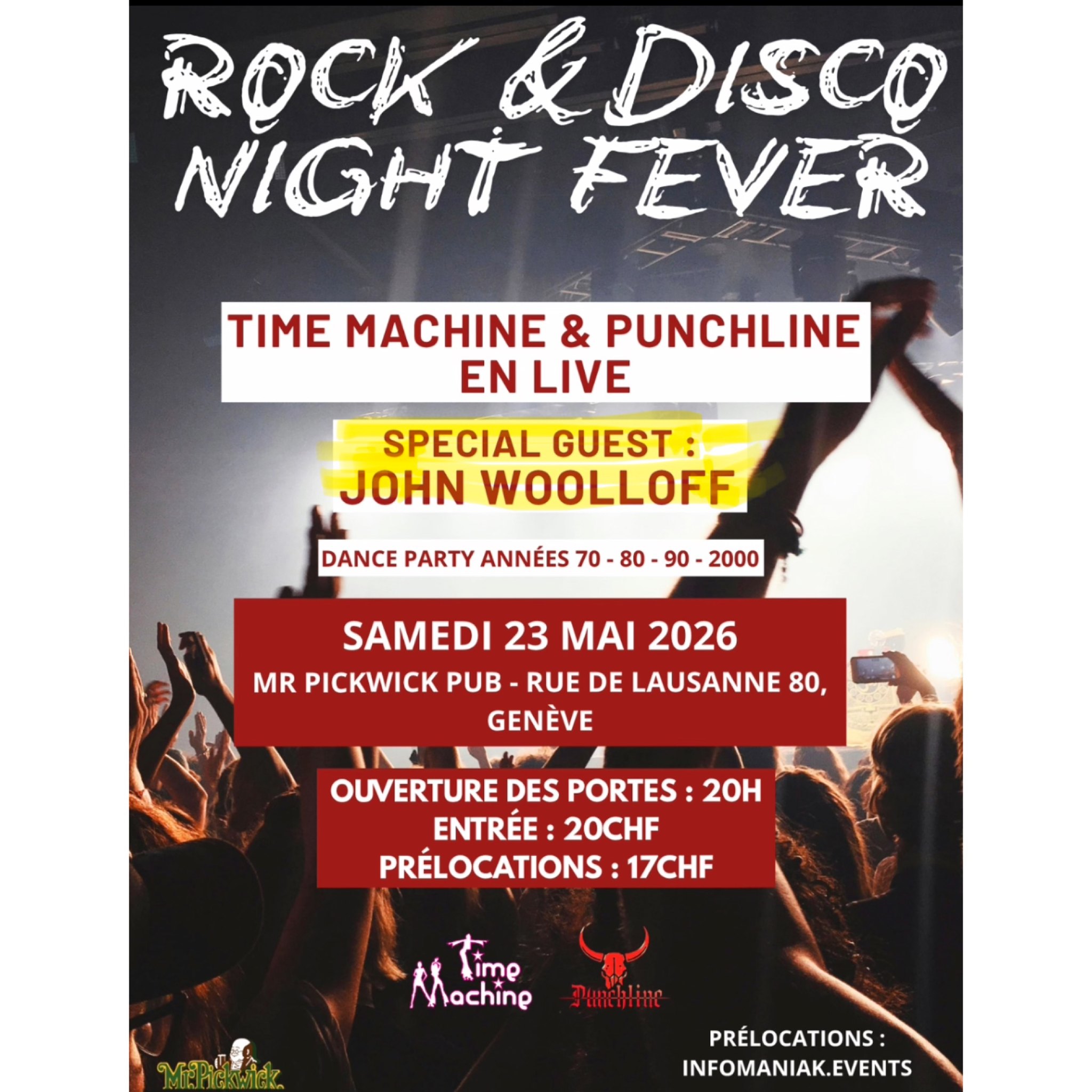 Time Machine & Punchline @ Mr Pickwick Pub