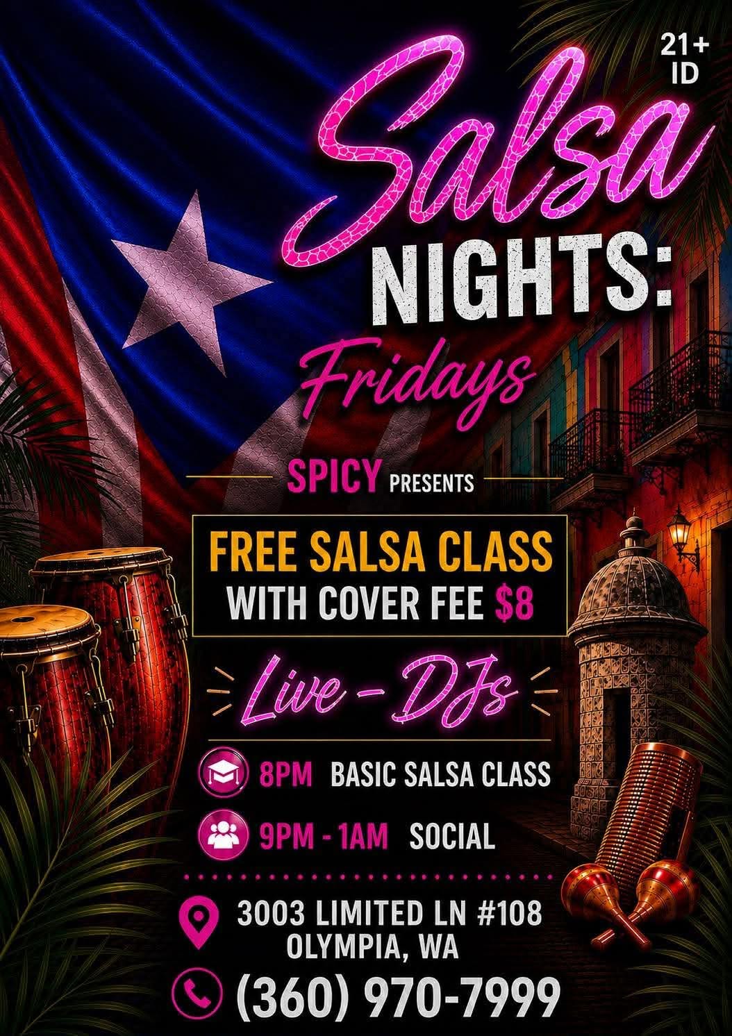 SALSA FRIDAYS @ SPICY LOUNGE