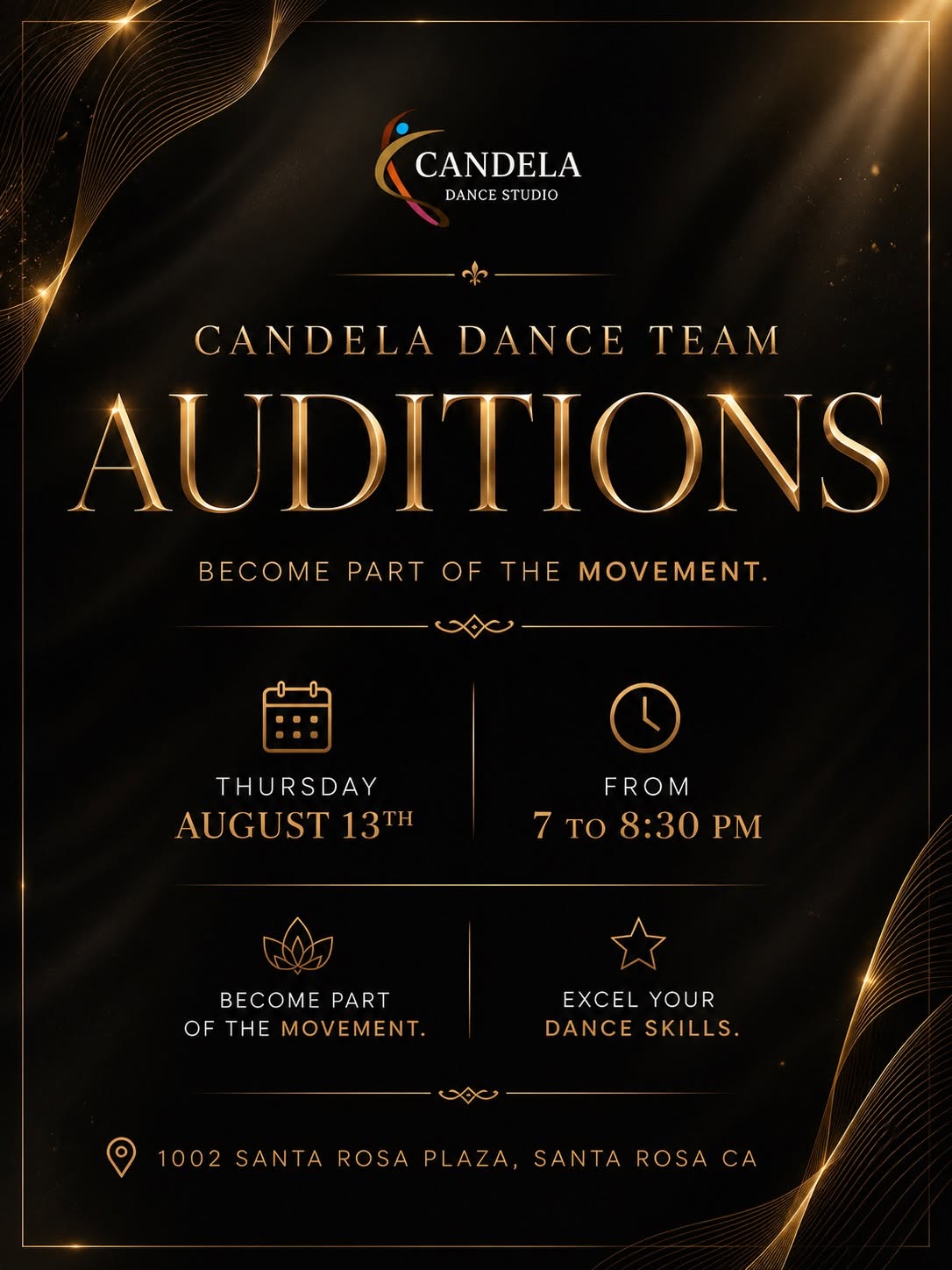 π₯ Candela Dance Team Auditions are here! π₯