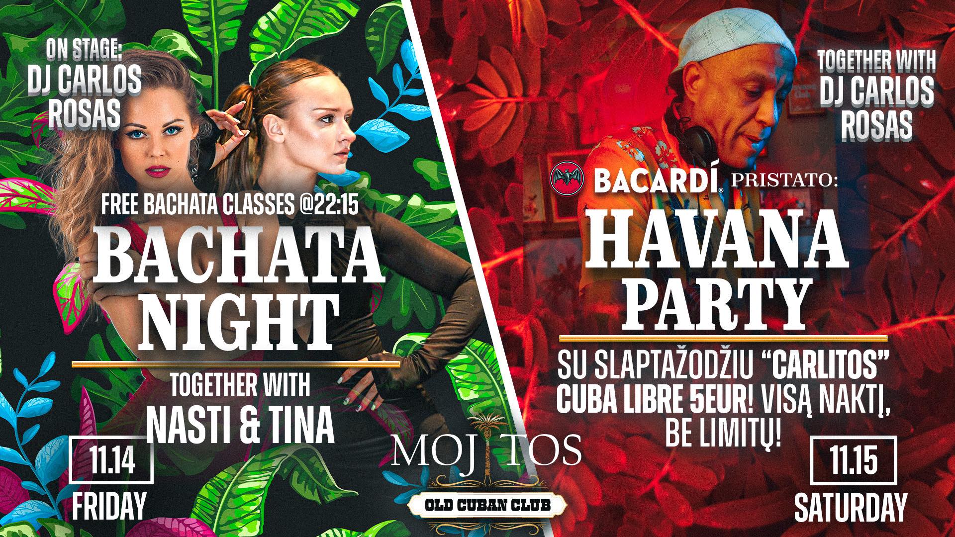 2025 11 -14 15🇨🇺 #12 LATINO savaitgaalis @MOJITOS