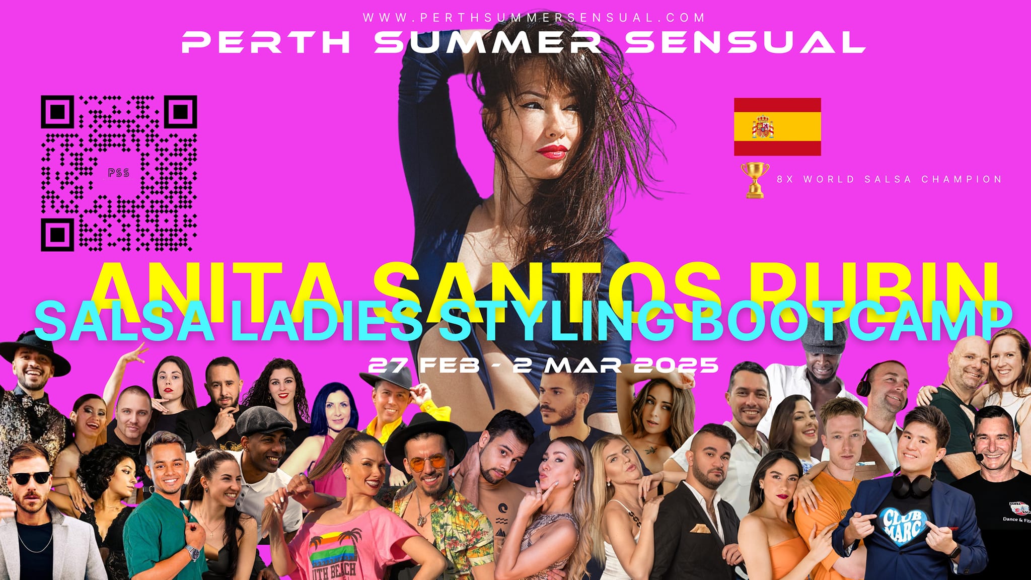 Anita Santos Rubin Ladies Salsa Bootcamp - Perth Summer Sensual
